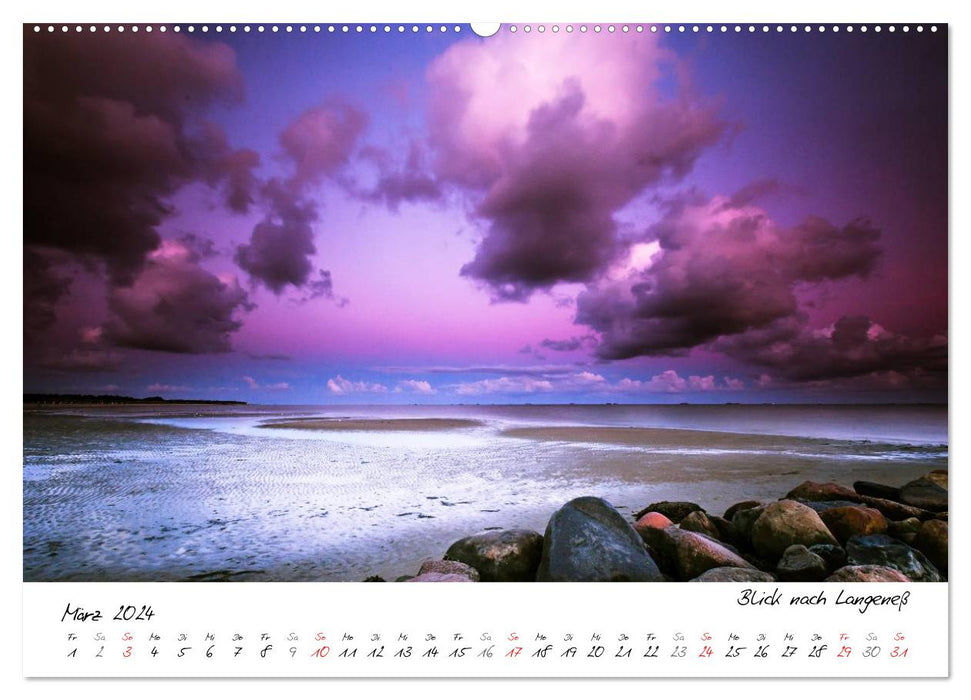 Föhrweh - Stimmungsvolle Nordsee Bilder (CALVENDO Premium Wandkalender 2024)
