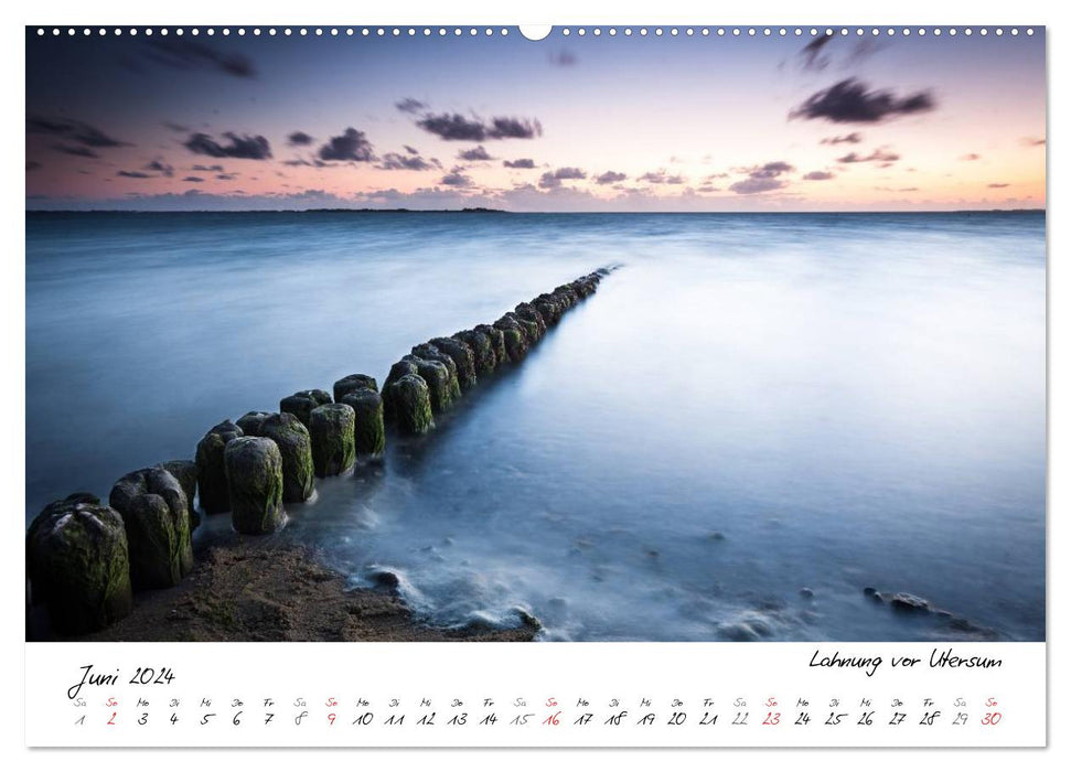 Föhrweh - atmospheric North Sea pictures (CALVENDO Premium Wall Calendar 2024) 