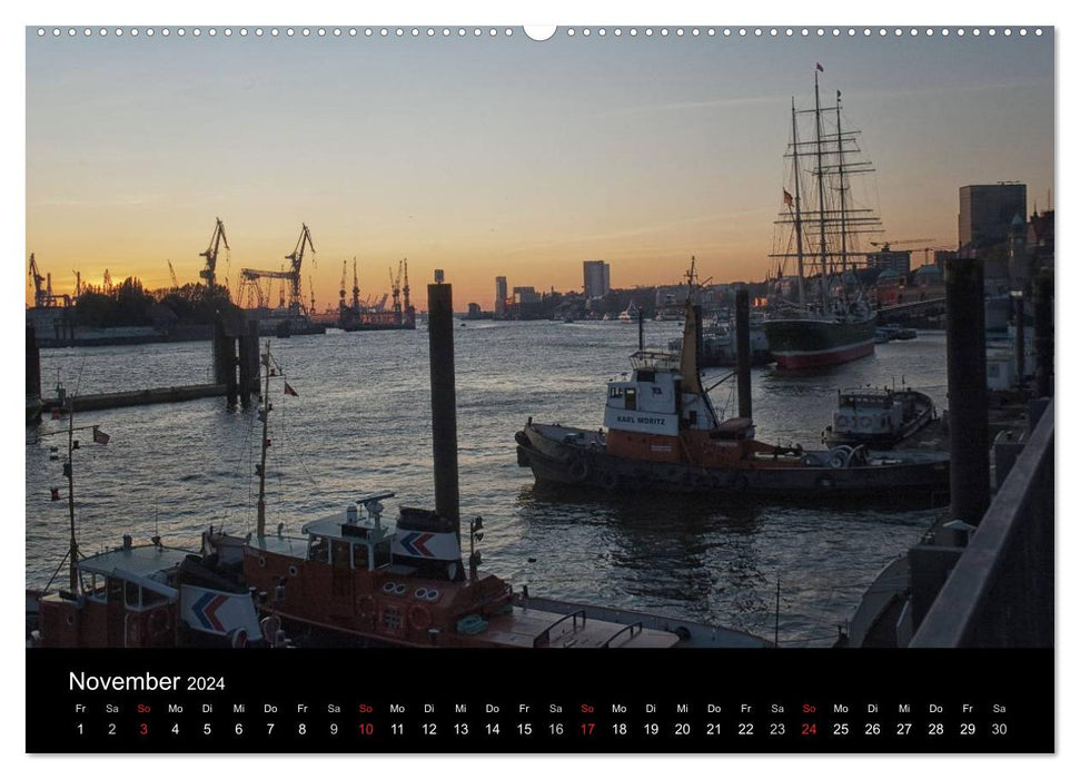 Hamburg (CALVENDO Premium Wandkalender 2024)