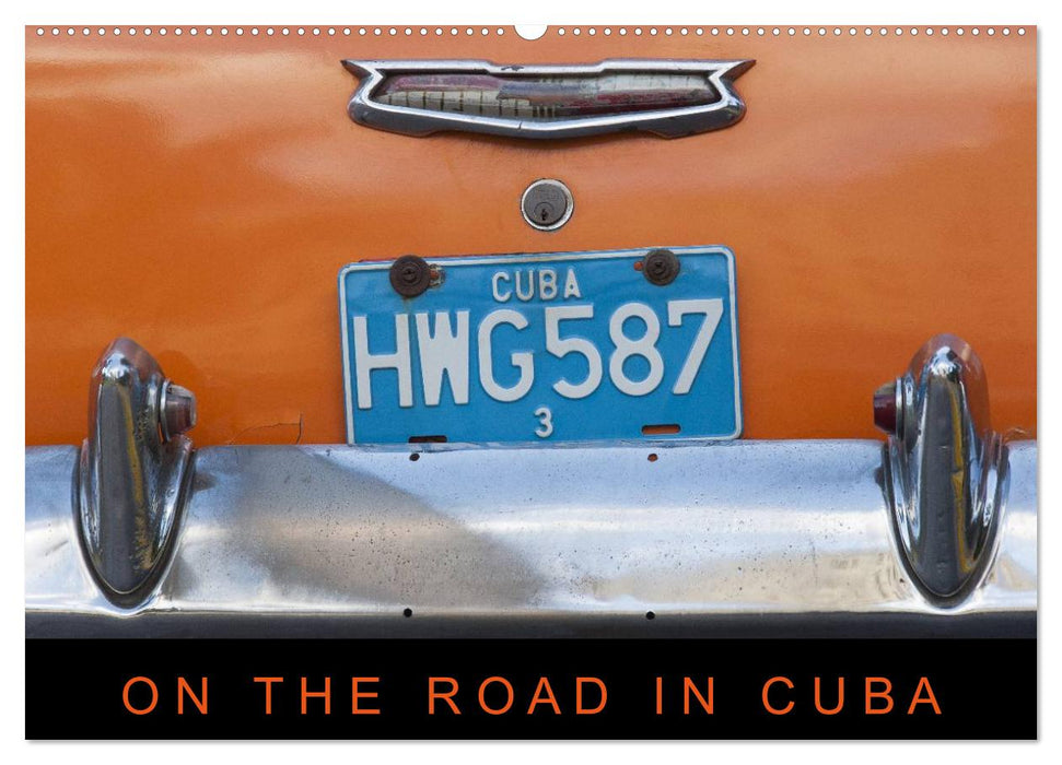 Sur la route à Cuba (Calendrier mural CALVENDO 2024) 