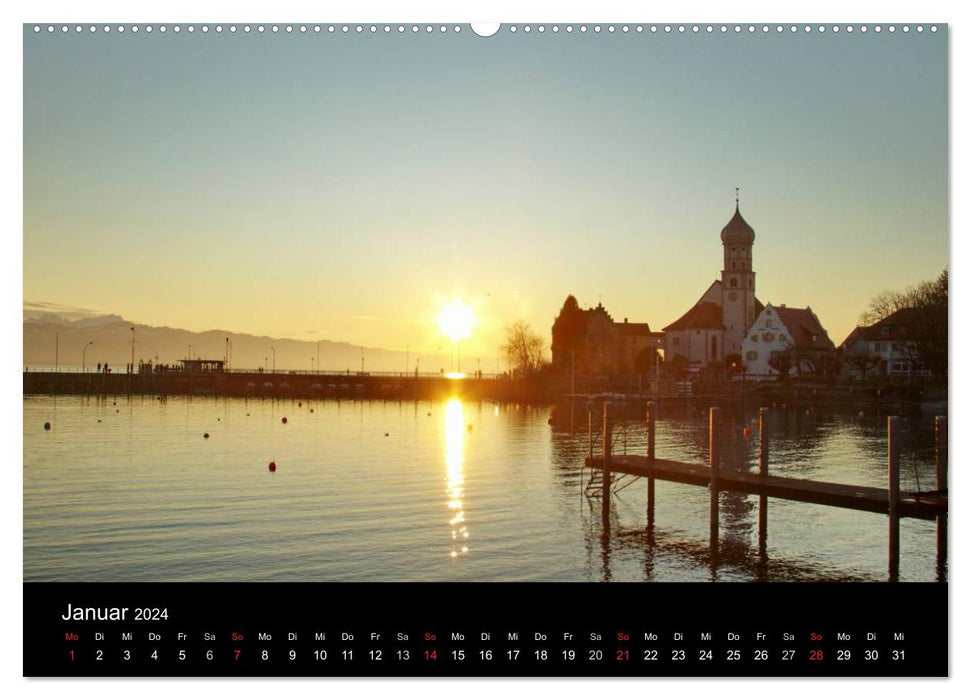 A year at LAKE BODEN (CALVENDO Premium Wall Calendar 2024) 