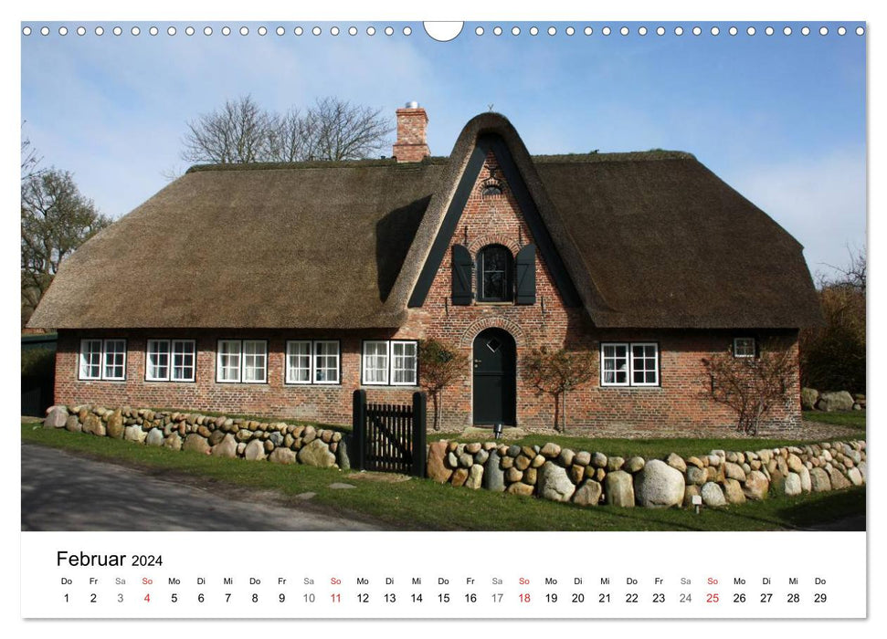 Frisian houses (CALVENDO wall calendar 2024) 