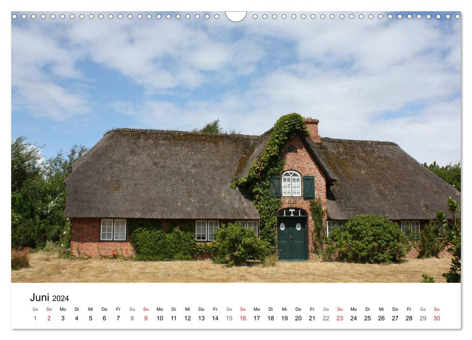 Maisons frisonnes (calendrier mural CALVENDO 2024) 