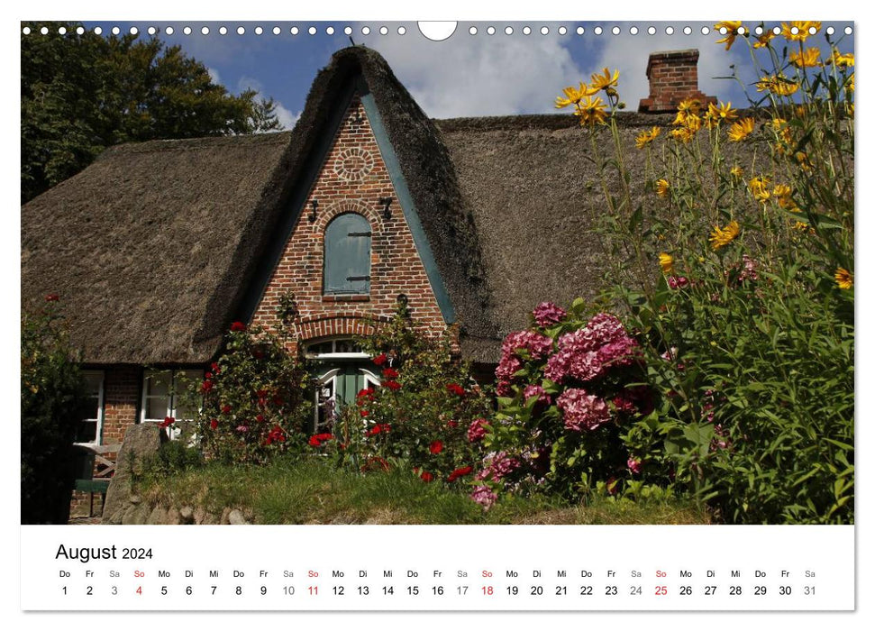 Frisian houses (CALVENDO wall calendar 2024) 