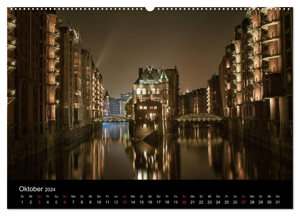 Hamburg (CALVENDO wall calendar 2024) 
