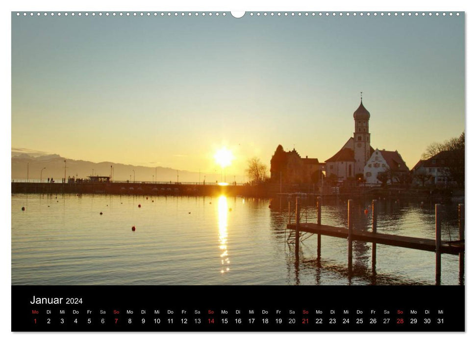 Un an au LAC DE BODEN (calendrier mural CALVENDO 2024) 