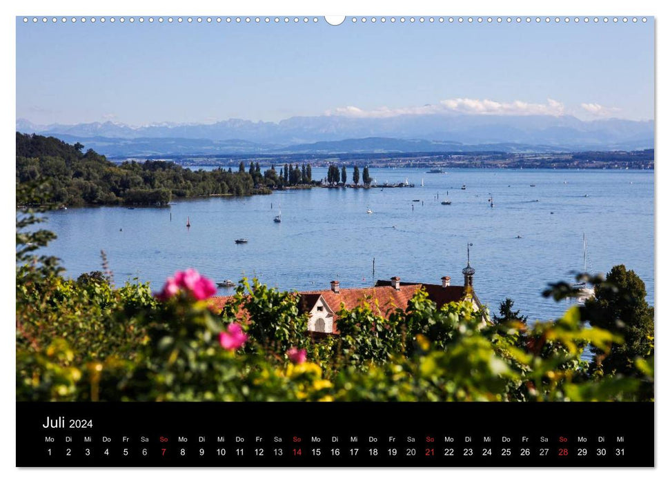 Am schönen Bodensee (CALVENDO Wandkalender 2024)