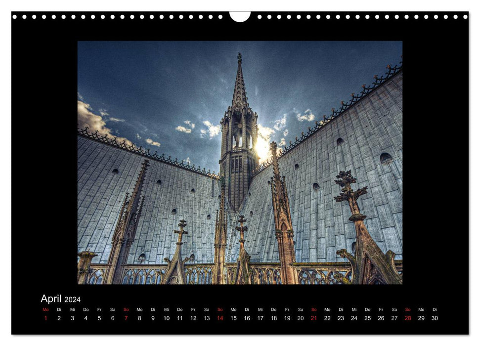Photos de Cologne (calendrier mural CALVENDO 2024) 