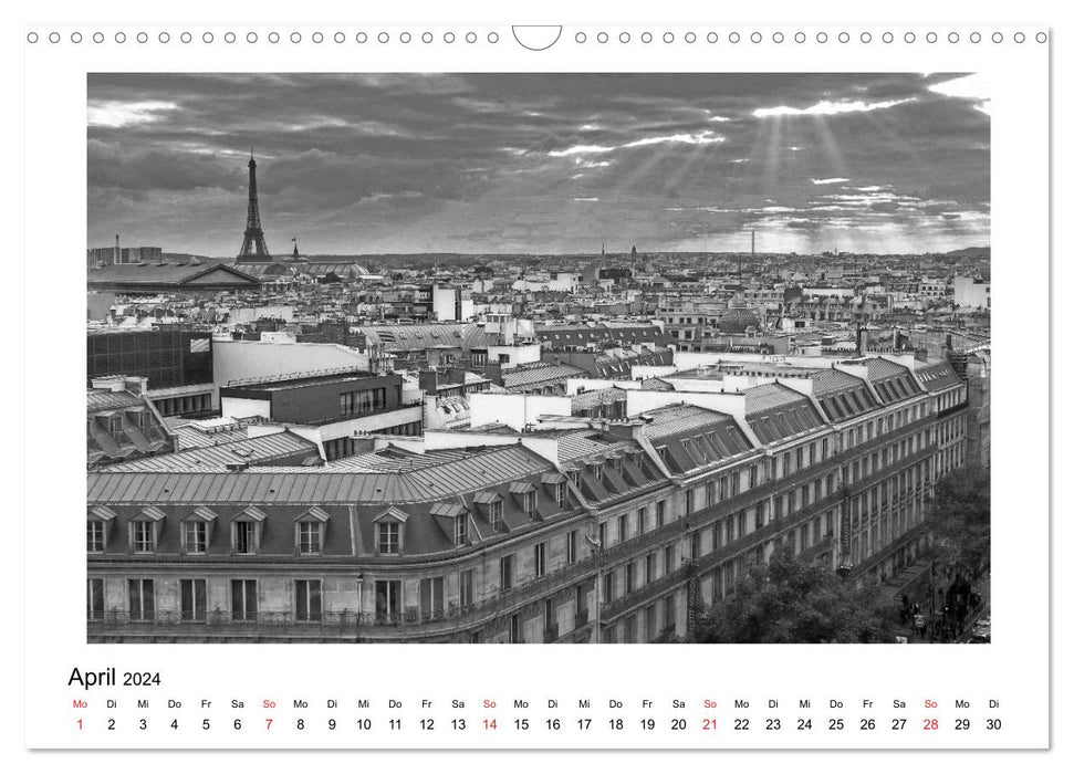 Paris vive la métropole (Calendrier mural CALVENDO 2024) 