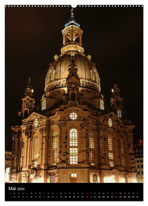 Frauenkirche Dresden (CALVENDO Premium Wandkalender 2024)