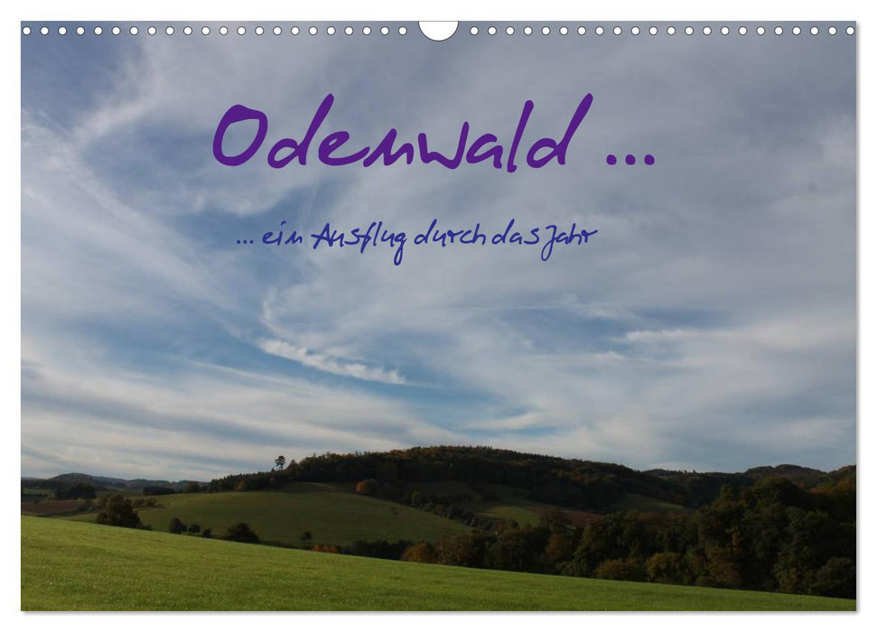 Odenwald ... ein Ausflug durch das Jahr (CALVENDO Wandkalender 2024)