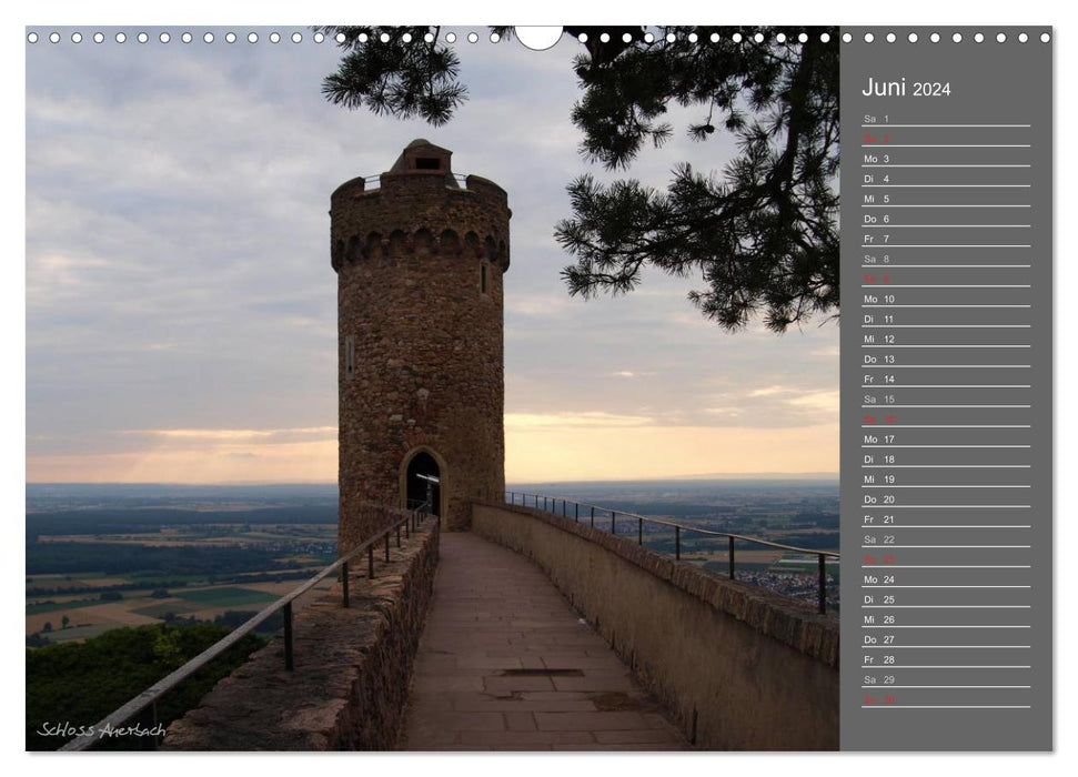 Odenwald ... ein Ausflug durch das Jahr (CALVENDO Wandkalender 2024)