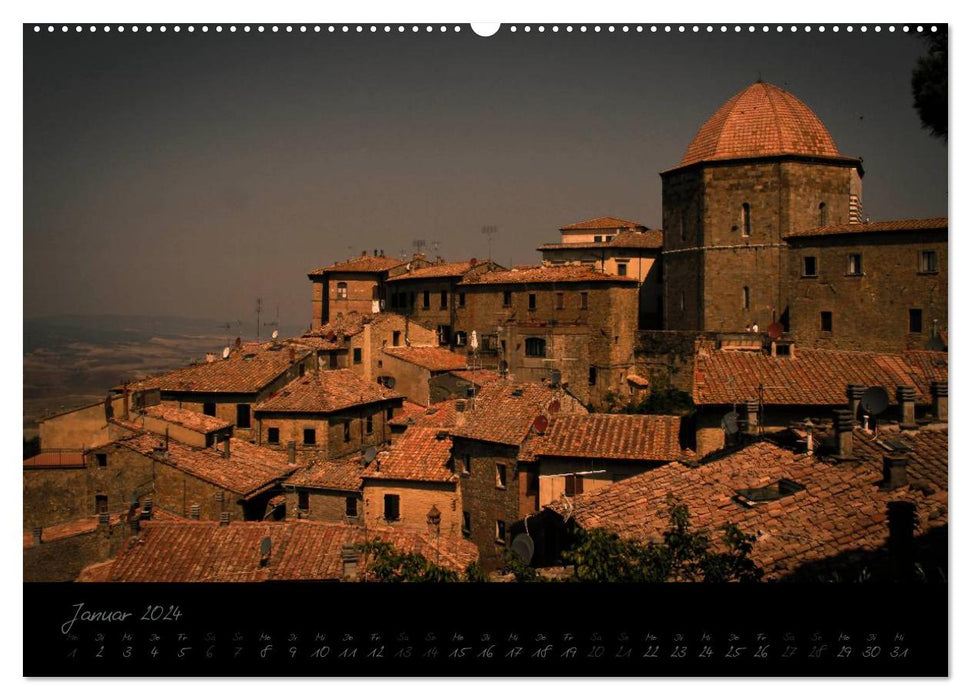 Die bezaubernde Toskana (CALVENDO Premium Wandkalender 2024)