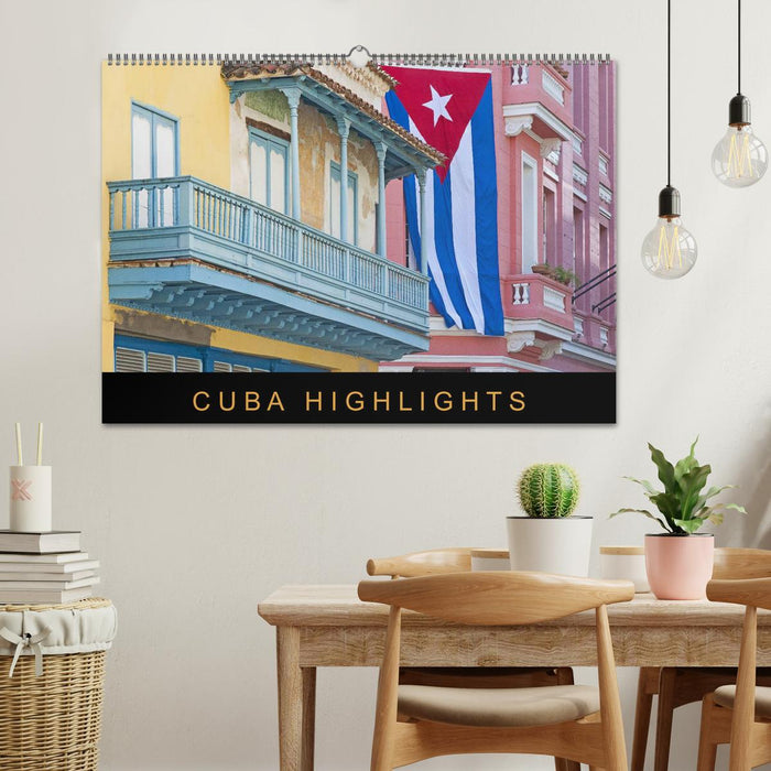 Cuba Highlights (CALVENDO wall calendar 2024) 