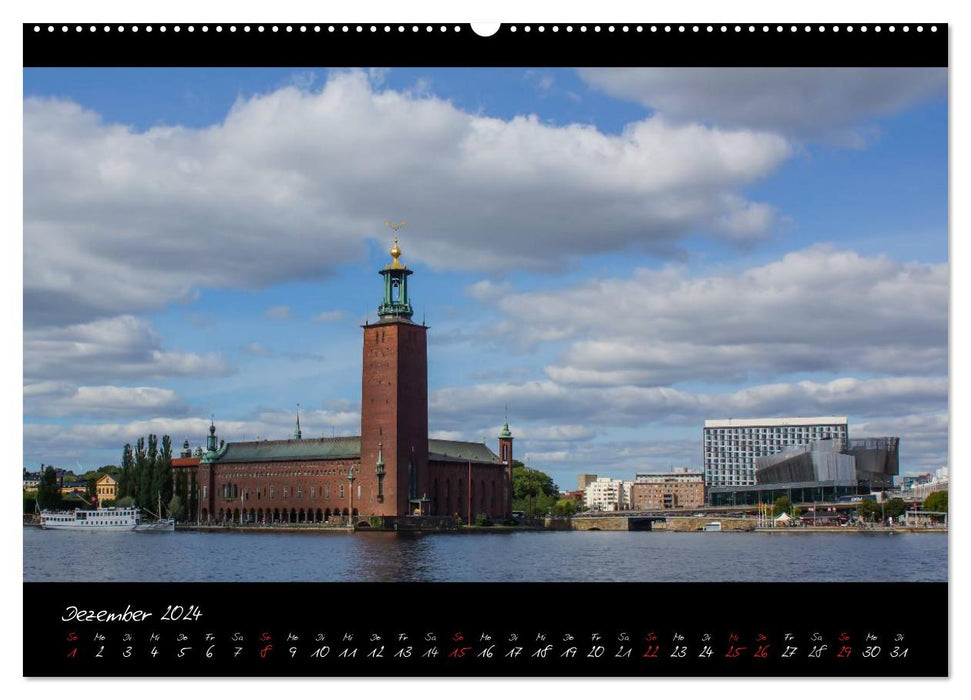Stockholm und seine Schären (CALVENDO Wandkalender 2024)