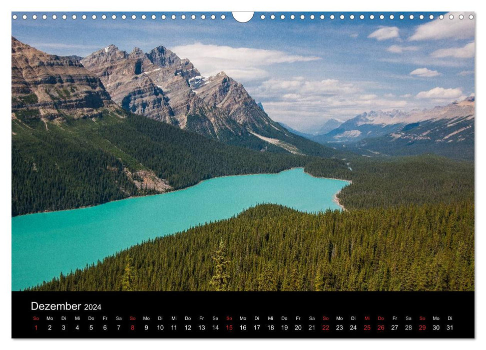 Das "grüne" Nordamerika - Kanada und USA (CALVENDO Wandkalender 2024)
