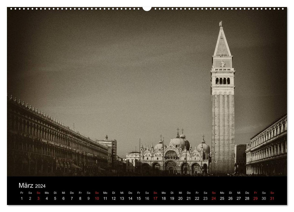 Venedig (CALVENDO Premium Wandkalender 2024)