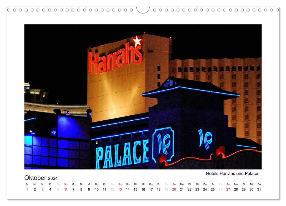 LAS VEGAS - by night (CALVENDO Wandkalender 2024)