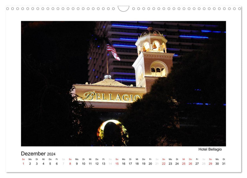 LAS VEGAS - by night (CALVENDO Wandkalender 2024)