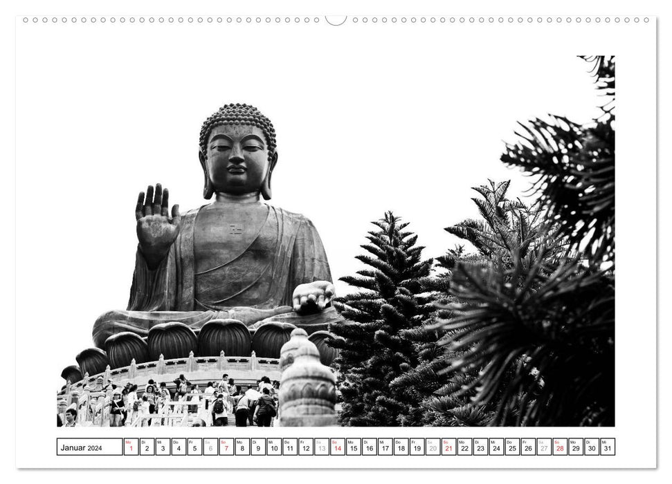 Hongkong - Tian Tan Buddha (CALVENDO Wandkalender 2024)