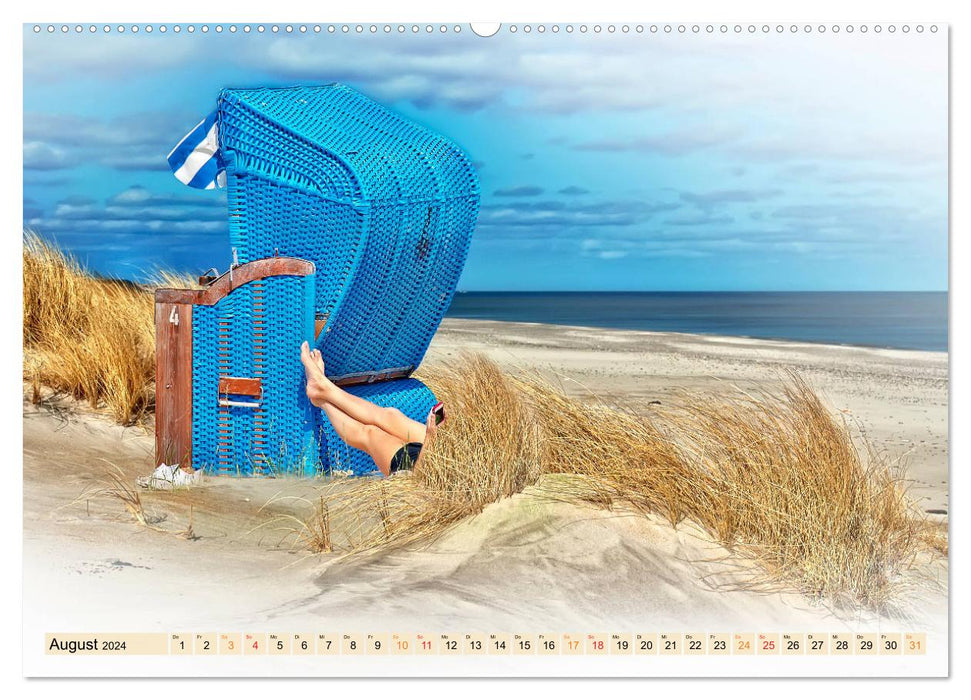 Friesland - Watt und Nordsee (CALVENDO Premium Wandkalender 2024)