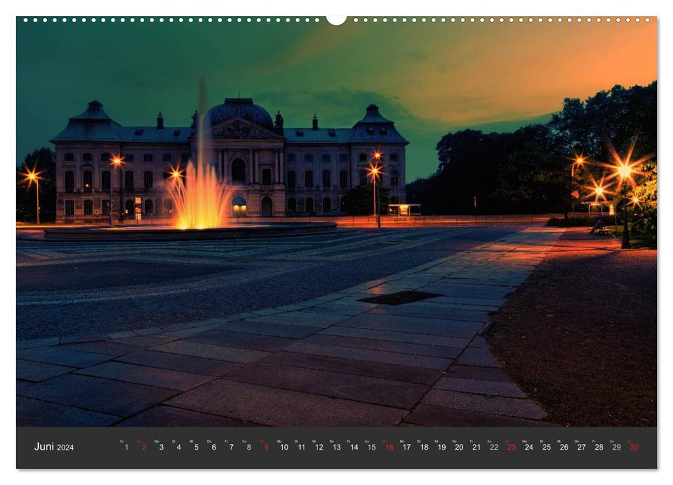 Barockstadt Dresden (CALVENDO Premium Wandkalender 2024)