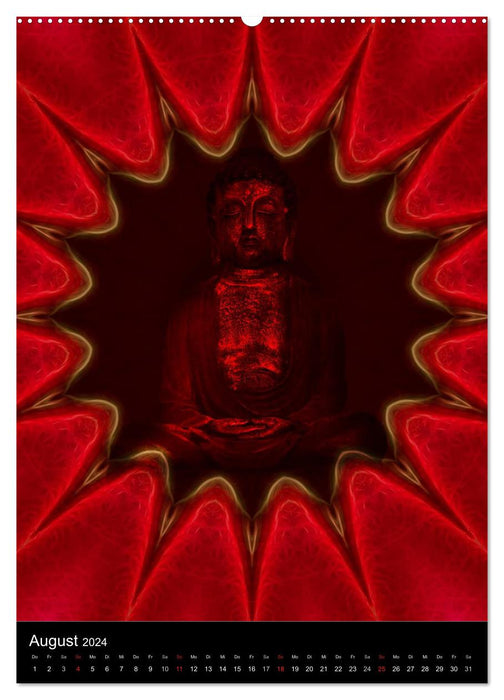 Buddha - Zeit für Entspannung (CALVENDO Premium Wandkalender 2024)
