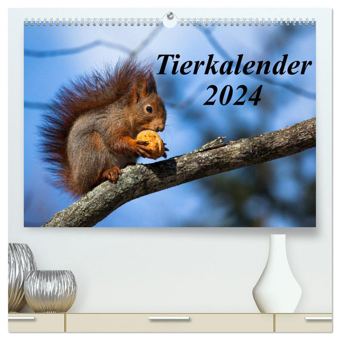 Tierkalender 2024 (CALVENDO Premium Wandkalender 2024)