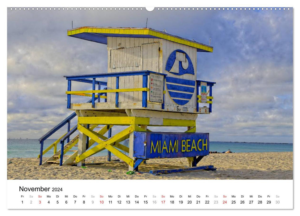 Unter der Sonne Floridas (CALVENDO Wandkalender 2024)