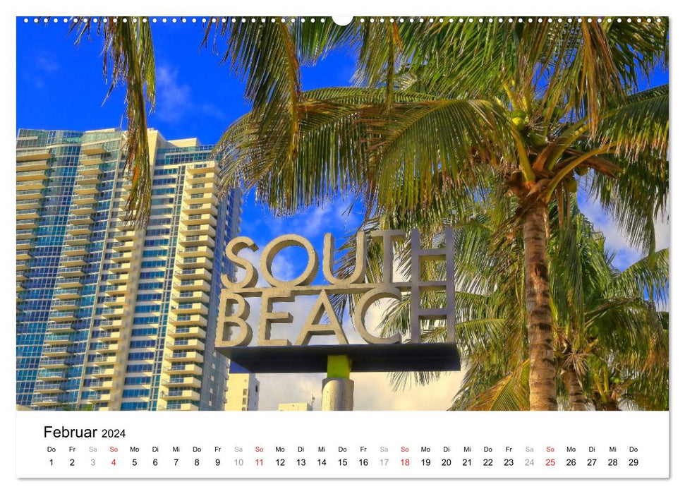 Unter der Sonne Floridas (CALVENDO Wandkalender 2024)