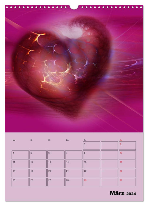Ein Herz für jeden Moment (CALVENDO Wandkalender 2024)