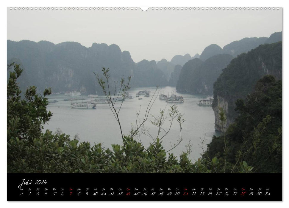 Fesselndes Vietnam (CALVENDO Premium Wandkalender 2024)