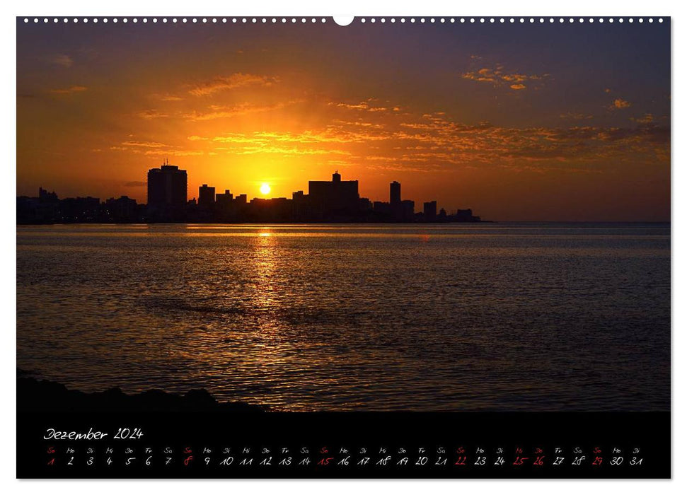 La Habana / Havanna (CALVENDO Premium Wandkalender 2024)