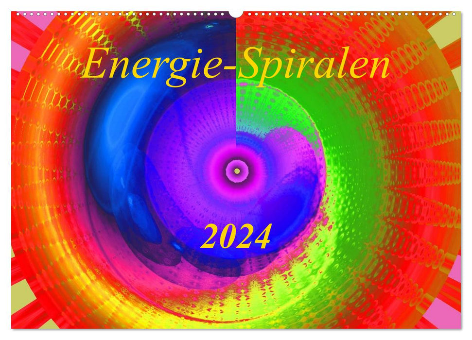 Energie-Spiralen 2024 (CALVENDO Wandkalender 2024)