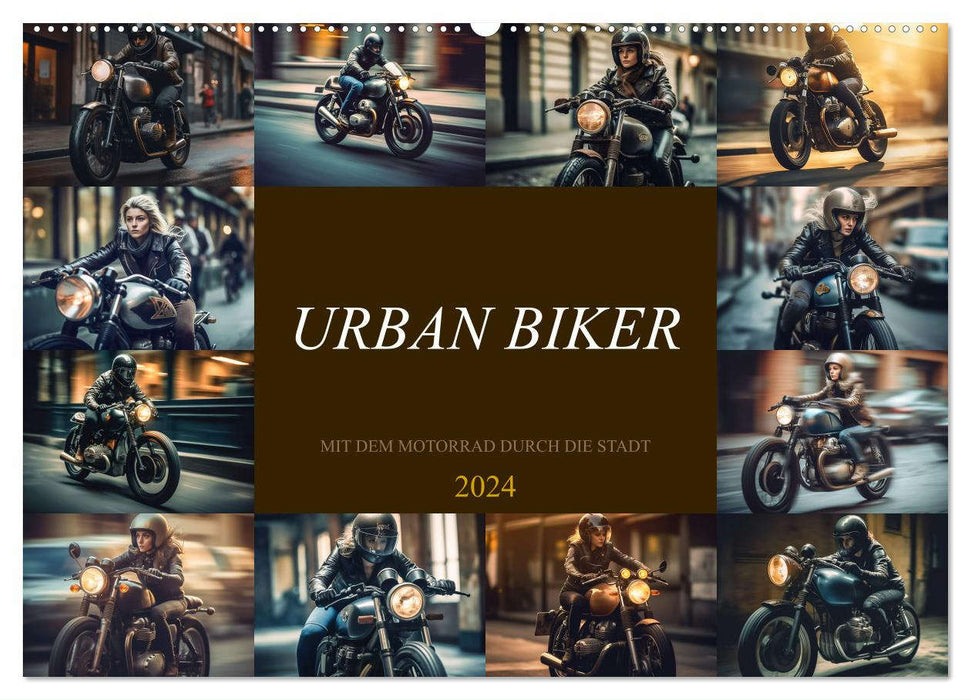 Urban Biker (Calendrier mural CALVENDO 2024) 