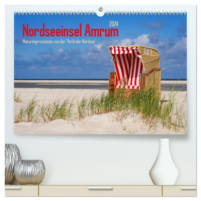 Nordseeinsel Amrum (CALVENDO Premium Wandkalender 2024)