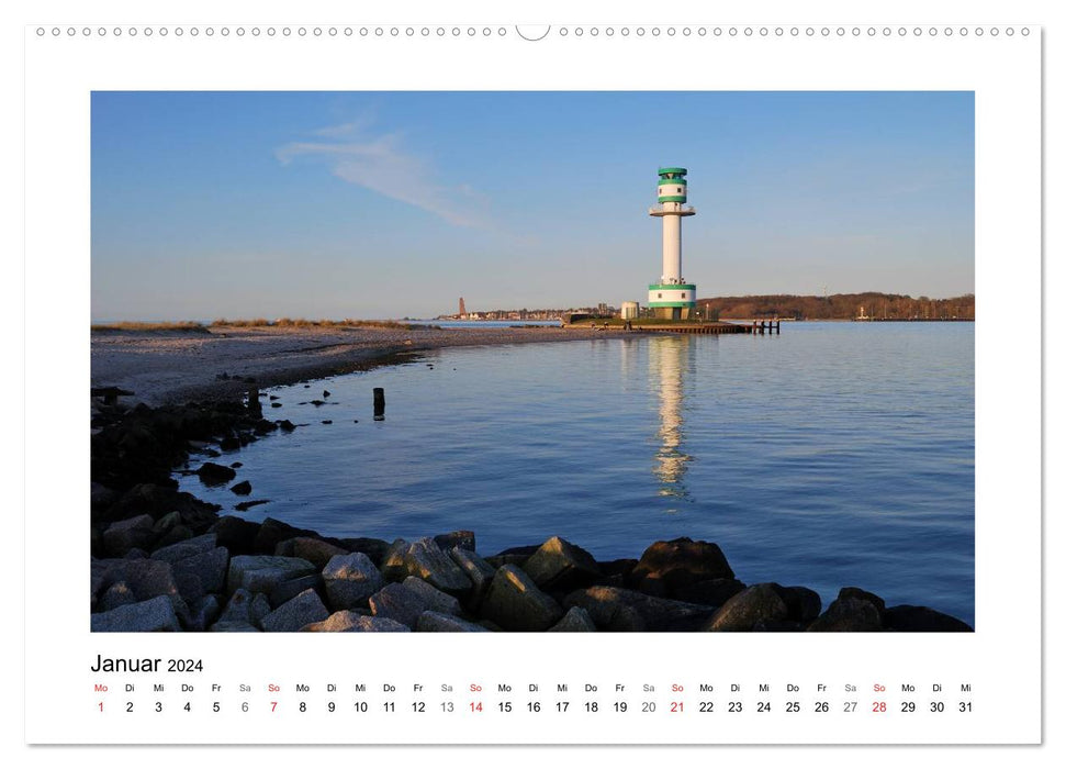 Kiel und Umland (CALVENDO Premium Wandkalender 2024)