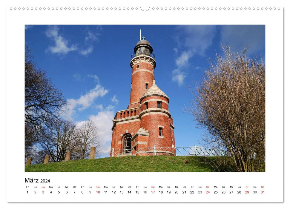 Kiel und Umland (CALVENDO Premium Wandkalender 2024)