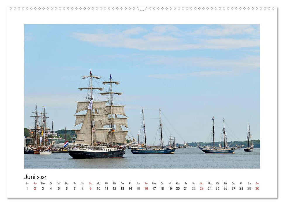 Kiel und Umland (CALVENDO Premium Wandkalender 2024)