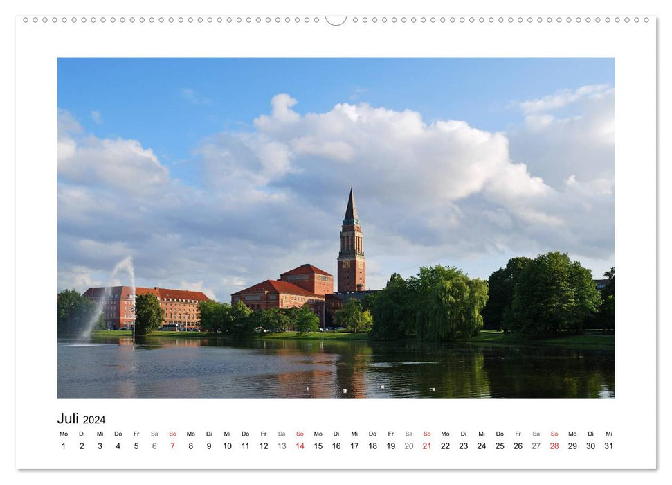 Kiel und Umland (CALVENDO Premium Wandkalender 2024)