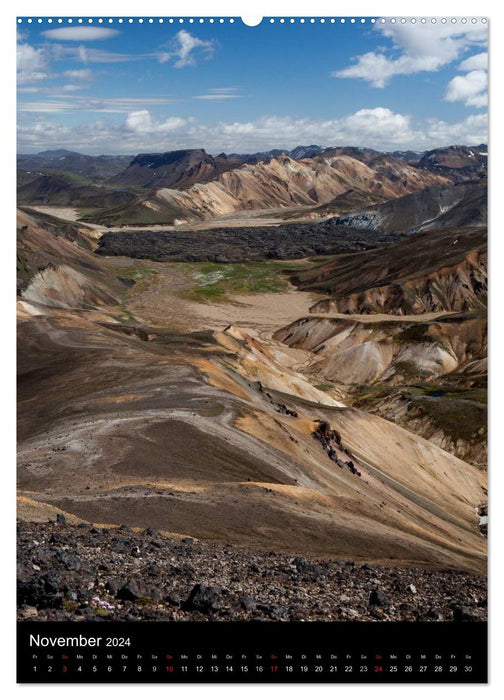 Island - Der Laugavegur-Kalender 2024 (CALVENDO Premium Wandkalender 2024)