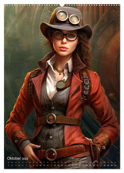 Steampunk Ladies (CALVENDO Wandkalender 2024)