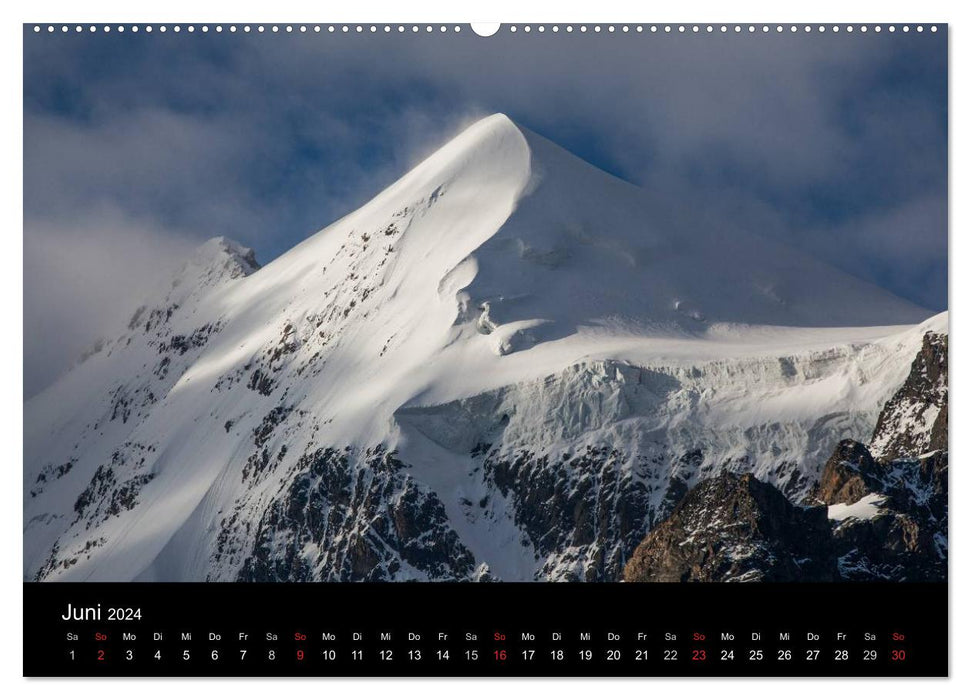 Momente der Sehnsucht: Schweizer Bergwelten (CALVENDO Premium Wandkalender 2024)
