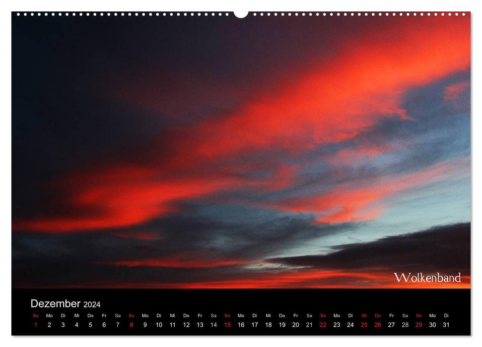 Wolken-Kunstwerke (CALVENDO Wandkalender 2024)