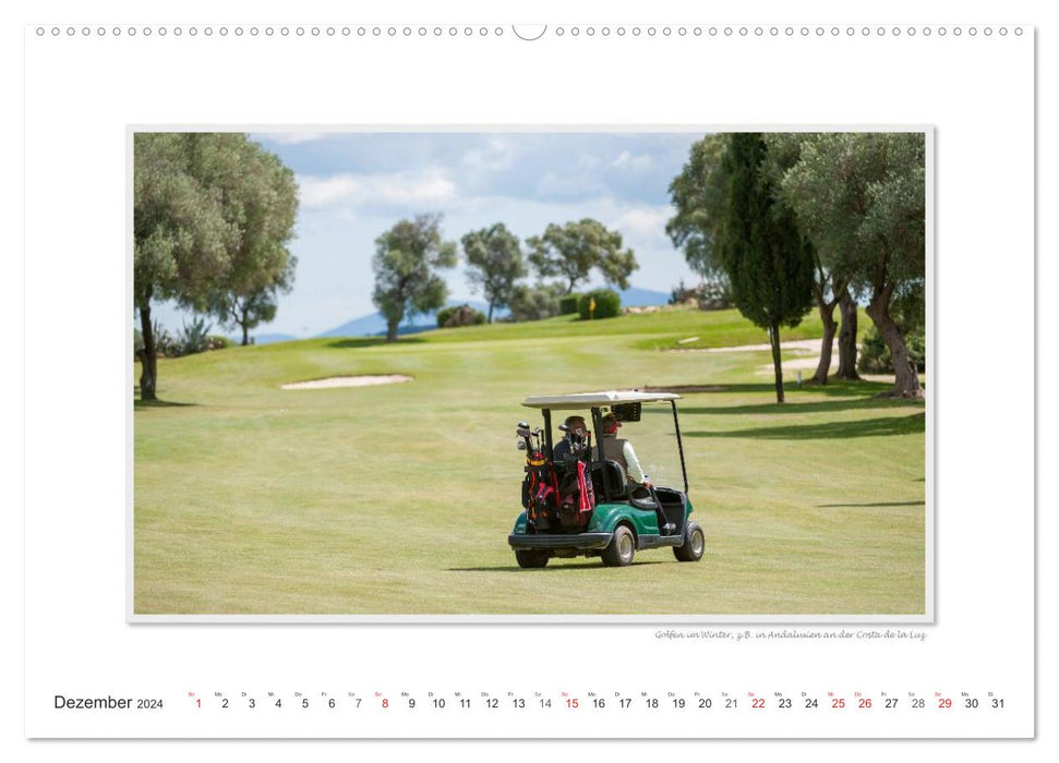 Emotionale Momente: Golfsport. (CALVENDO Premium Wandkalender 2024)