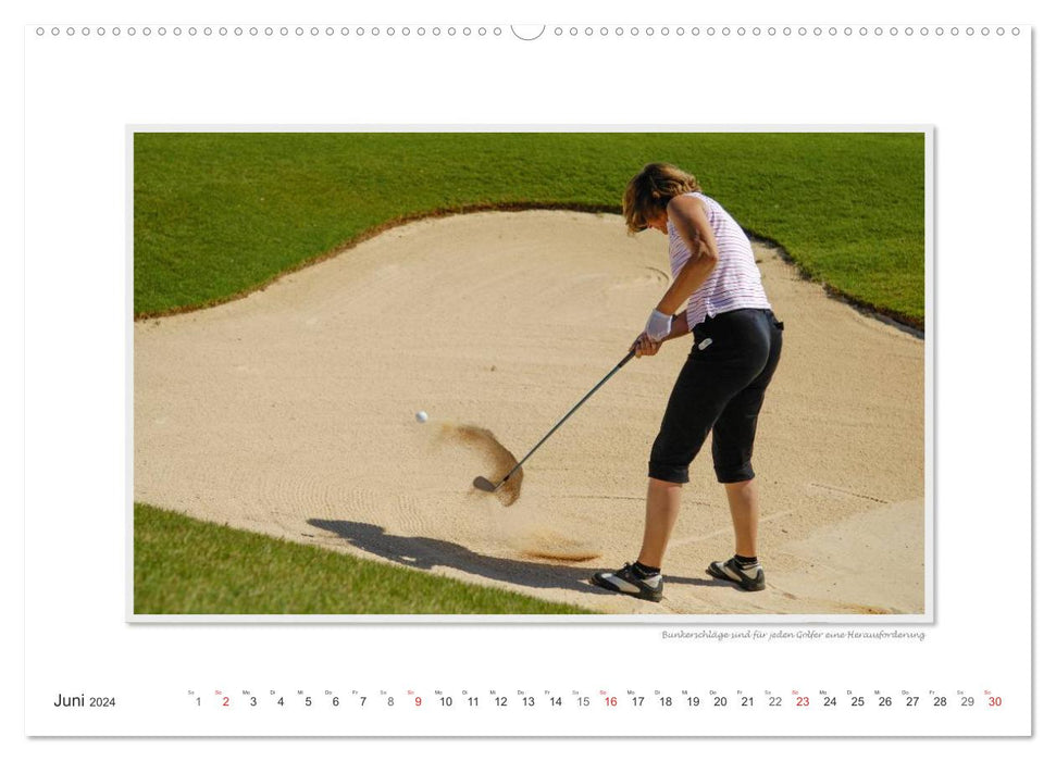 Emotionale Momente: Golfsport. (CALVENDO Premium Wandkalender 2024)