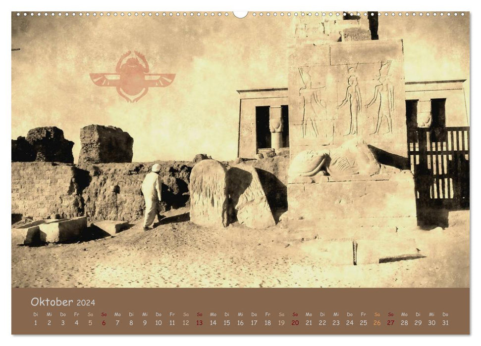 Ägypten Nostalgie & Antike 2024 AT Version (CALVENDO Premium Wandkalender 2024)