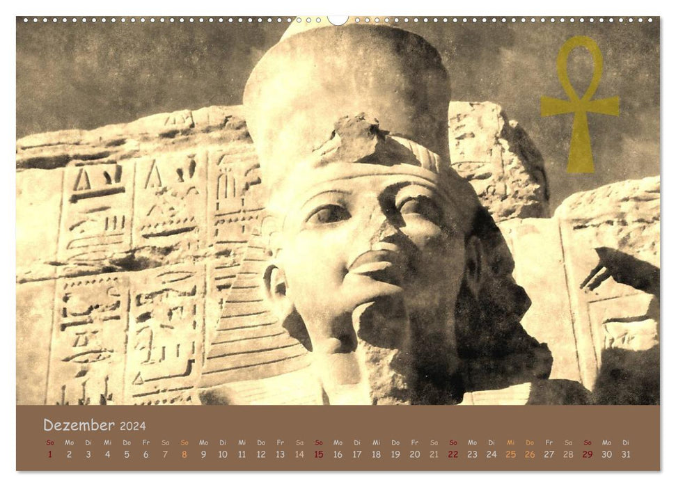 Ägypten Nostalgie & Antike 2024 AT Version (CALVENDO Premium Wandkalender 2024)