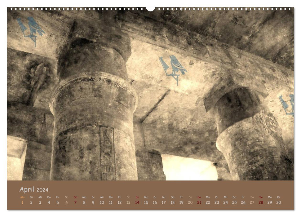 Ägypten Nostalgie & Antike 2024 AT Version (CALVENDO Premium Wandkalender 2024)