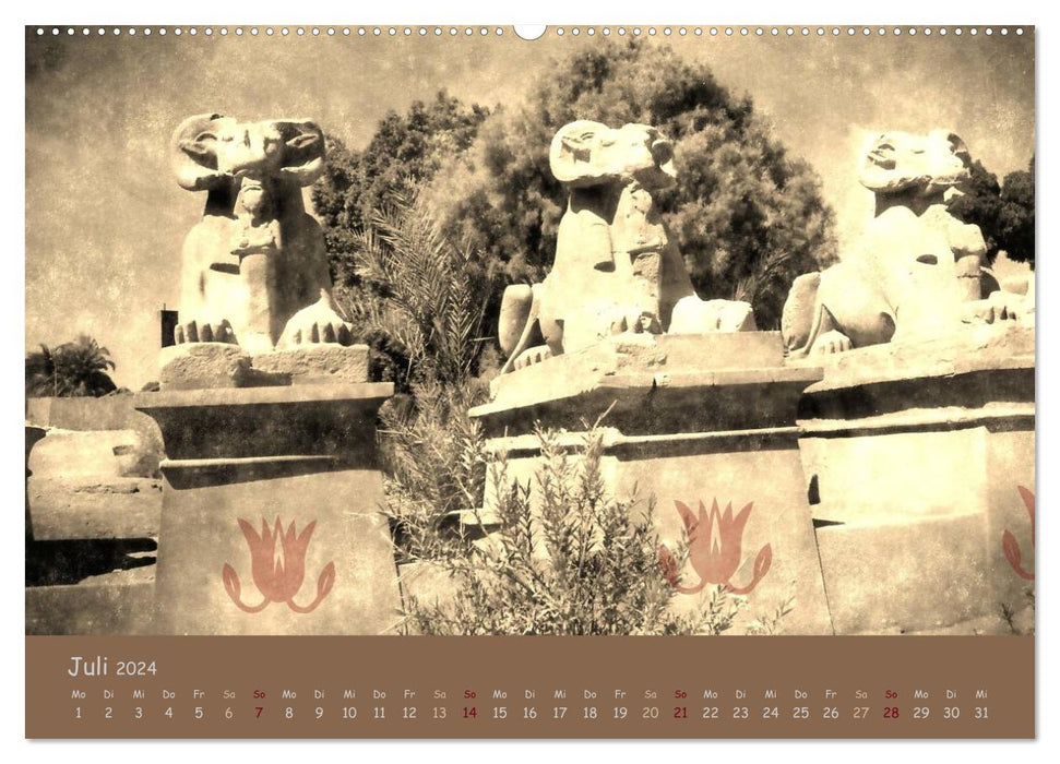 Ägypten Nostalgie & Antike 2024 AT Version (CALVENDO Premium Wandkalender 2024)